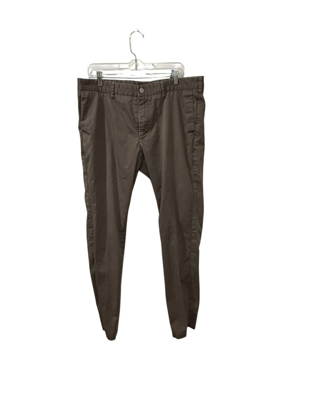 Spoke Mens Olive Green Slim Chinos Build B Waist 37 Comfortable & Stylish Cotton